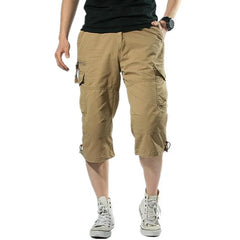 Leo | Herren Leichte Sommer Cargo Shorts in Khaki