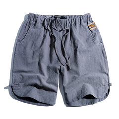 Leo | Herren Leichte Sommer Cargo Shorts in Blaugrau
