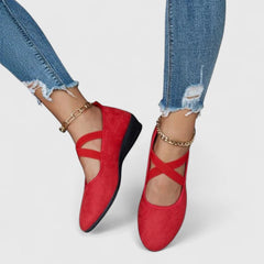 Leonie | Orthopädische Komfort Schuhe in Rot