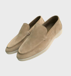 Dino - Comy Business Leder Slipper für Männer in Khaki
