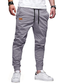 Finn | Gerade Casual-Hose mit Stretch (1+1 Gratis) in Hellgrau