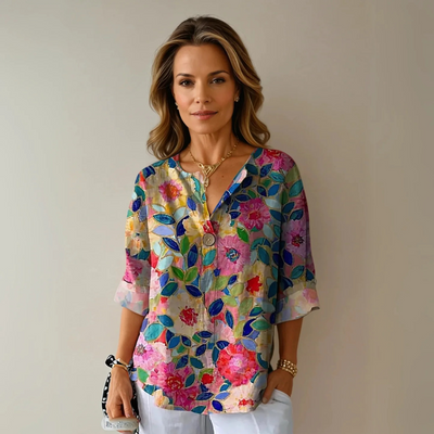 PIA - Vintage-inspirierte Bluse