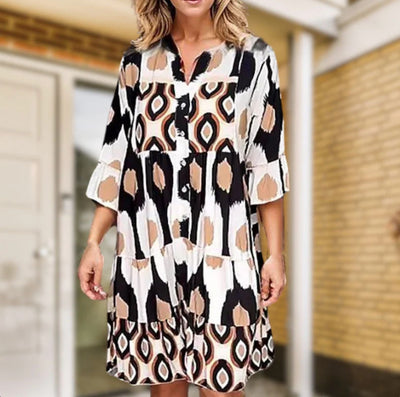 Margarete® | Boho-Kleid mit Knöpfen