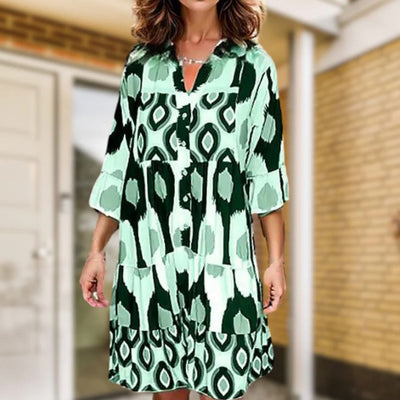 Margarete® | Boho-Kleid mit Knöpfen