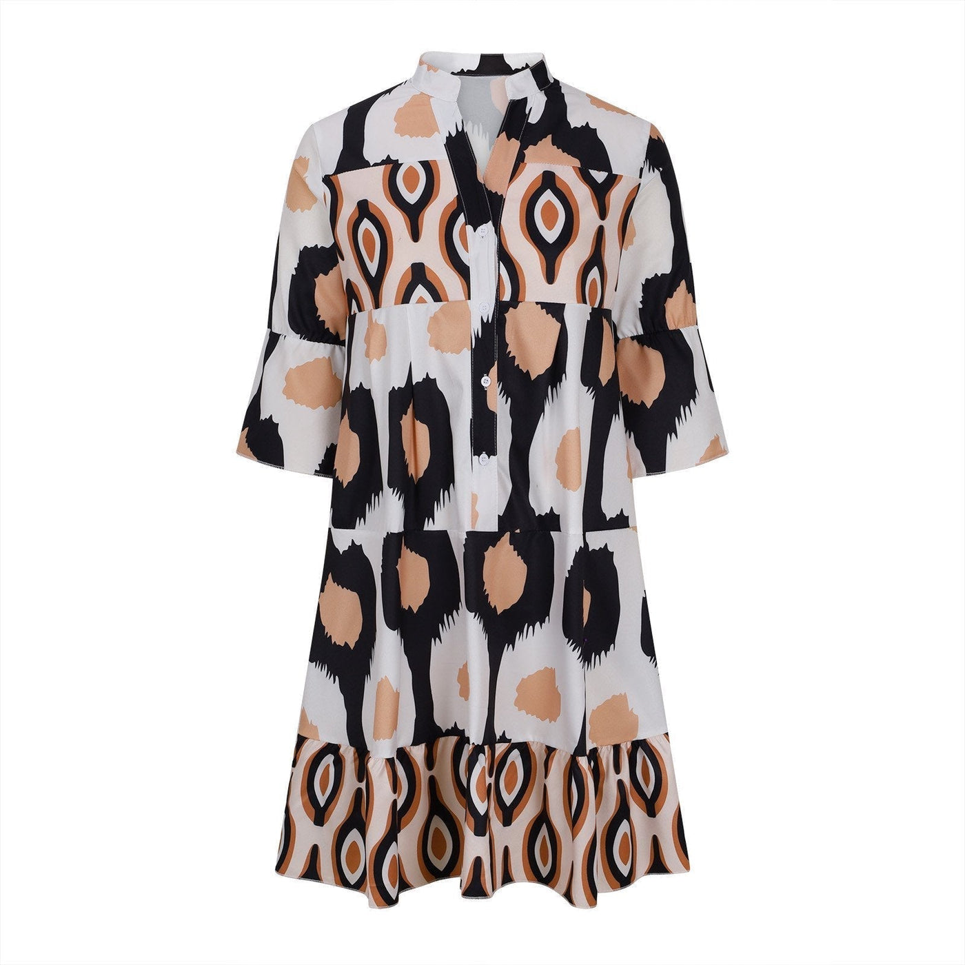 Margarete® | Boho-Kleid mit Knöpfen