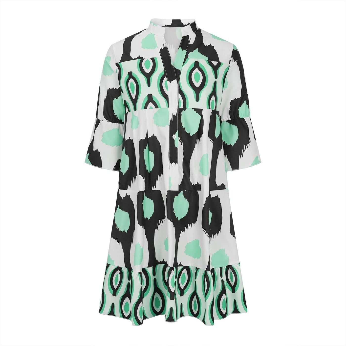 Margarete® | Boho-Kleid mit Knöpfen