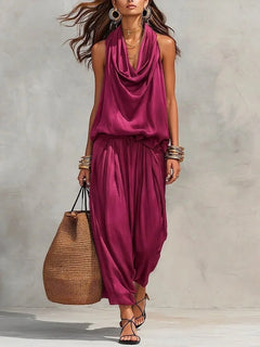 Liora | Elegantes zweiteiliges Lounge-Set in Fuchsia