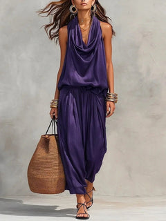 Liora | Elegantes zweiteiliges Lounge-Set in Lila