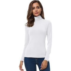 Lorelei | Weicher Rollkragenpullover in Weiß