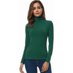 Lorelei | Weicher Rollkragenpullover in Grün