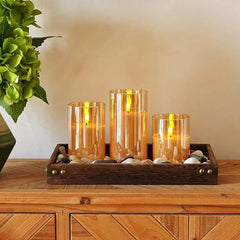 EternalCandle - Flammenlose Kerze in Gold