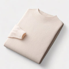 Luxuriöser Winterpulli im Old-Money-Stil - Fredi in Beige