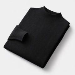Luxuriöser Winterpulli im Old-Money-Stil - Fredi in Schwarz