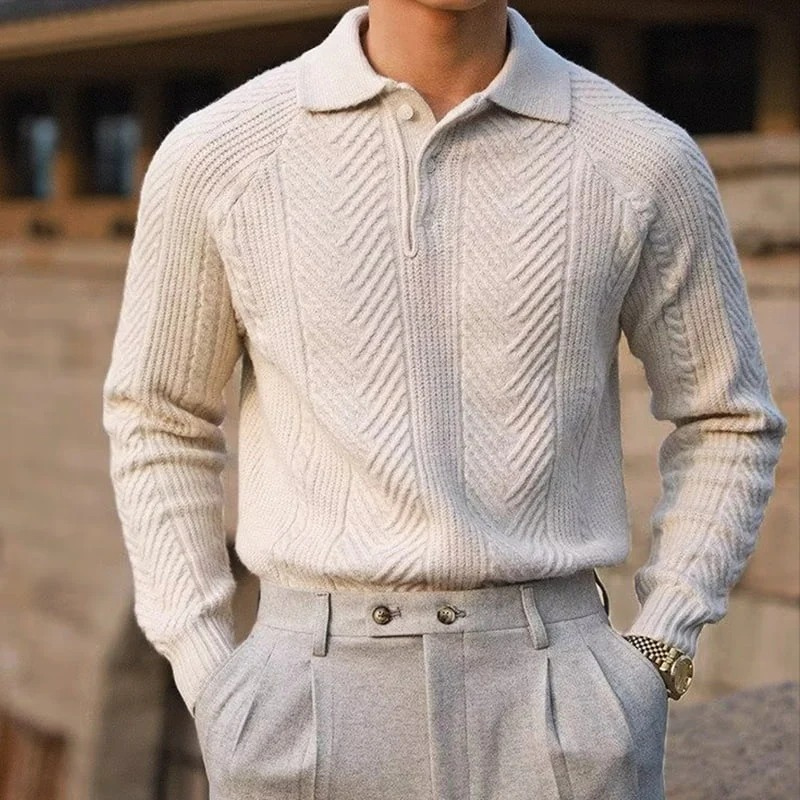 Luxuriöser Pullover für Herren | Lang