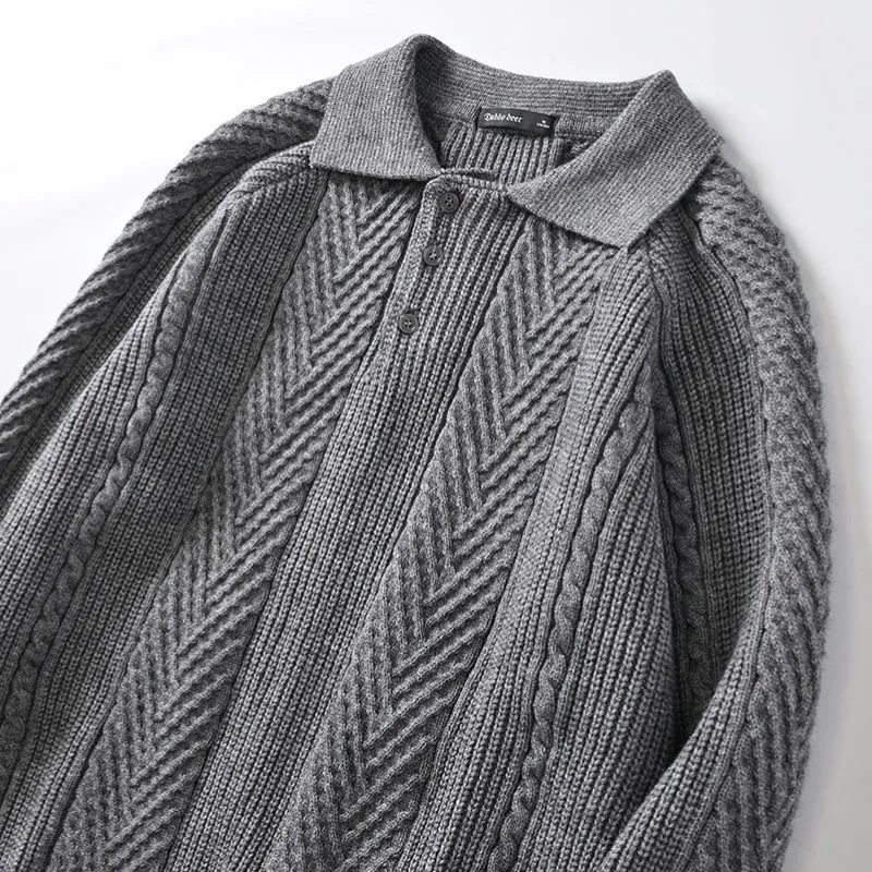 Luxuriöser Pullover für Herren | Lang