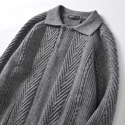 Luxuriöser Pullover für Herren | Lang