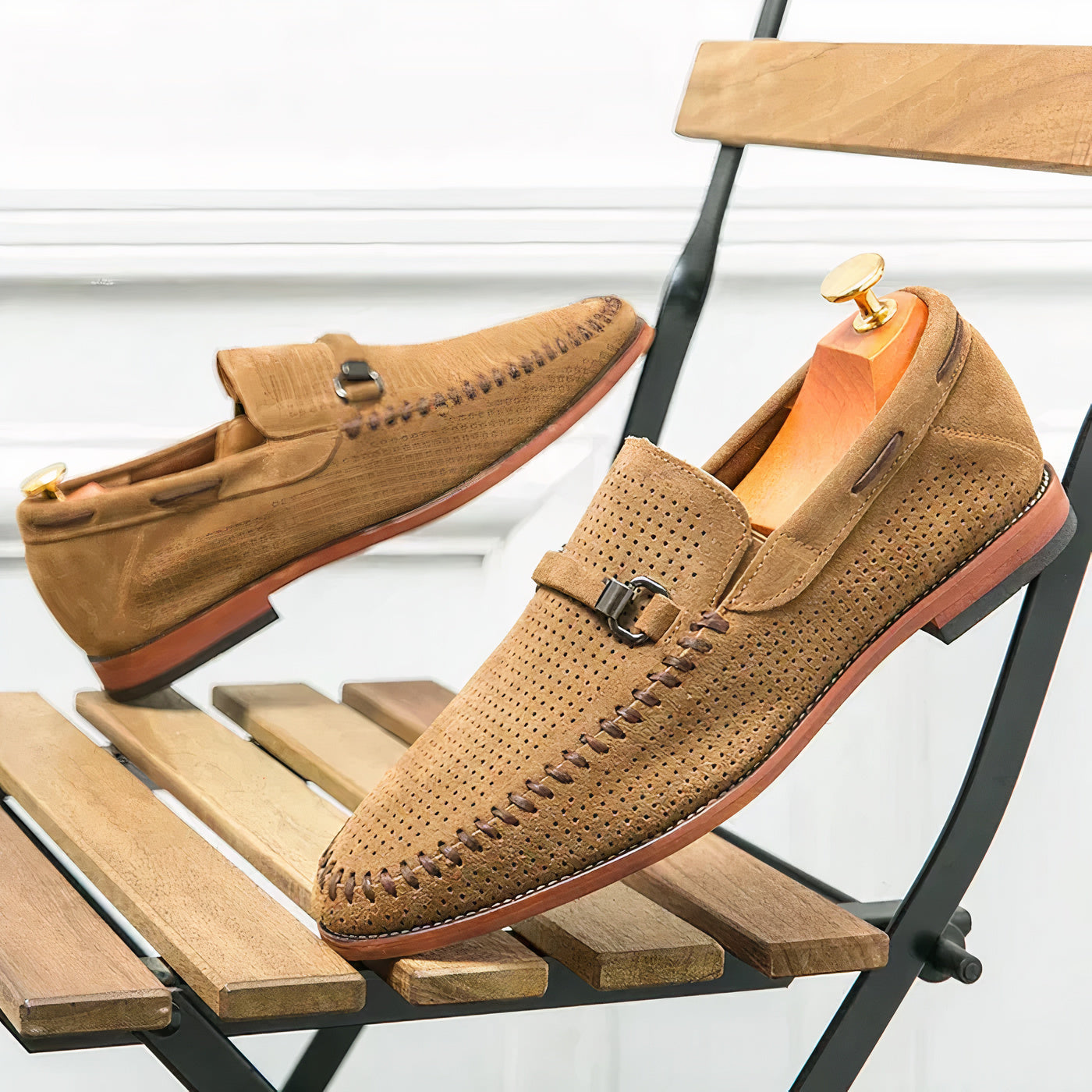 Luxuriöse klassische italienische Herren-Slipper - Martin