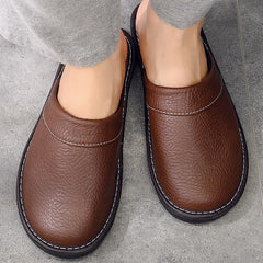 Misha - Pantoffeln für Männer in Braun