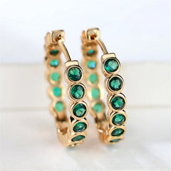 Micara - Sparkly Blings - Ohrringe in Grün