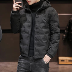 Wilhelm® | Elegante Herren-Pufferjacke in Schwarz