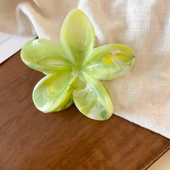 Micara - Marbled Blossoms - Haarschmuck in Grün