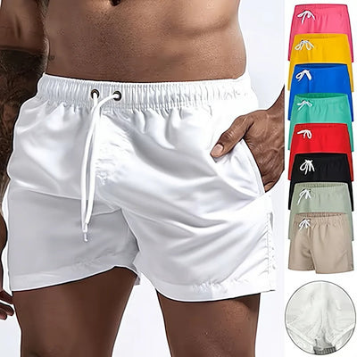 Schnell trocknende Herren-Badehose mit Taschen