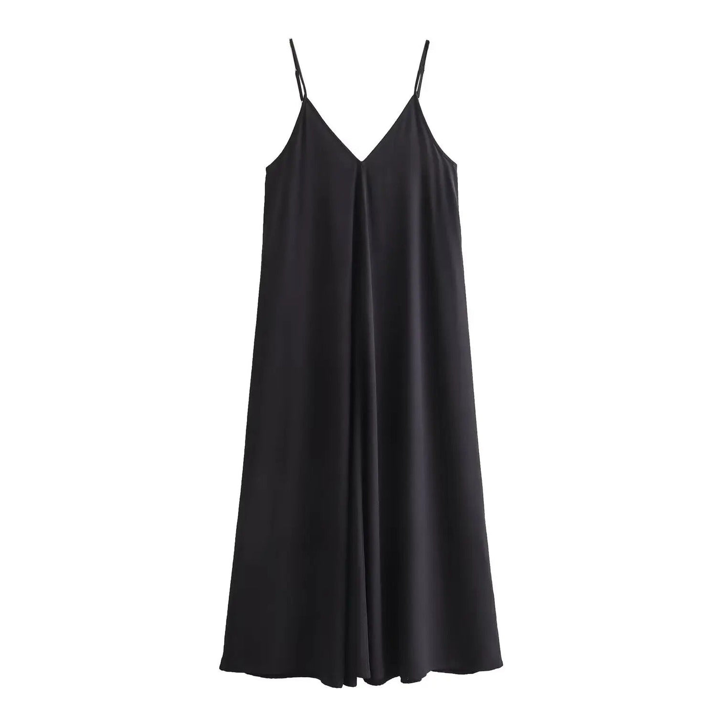 Sexy rückenfreies Slip-Maxi-Kleid
