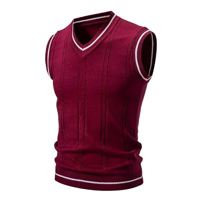 Warme Herren Pullover Weste