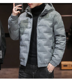 Wilhelm® | Elegante Herren-Pufferjacke in Grau