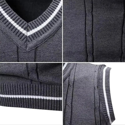 Warme Herren Pullover Weste