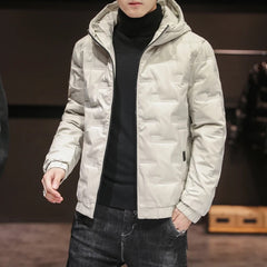 Wilhelm® | Elegante Herren-Pufferjacke in Weiß
