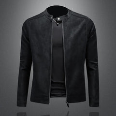 Samuel-Leon® | Hochwertige Lederjacke in Schwarz