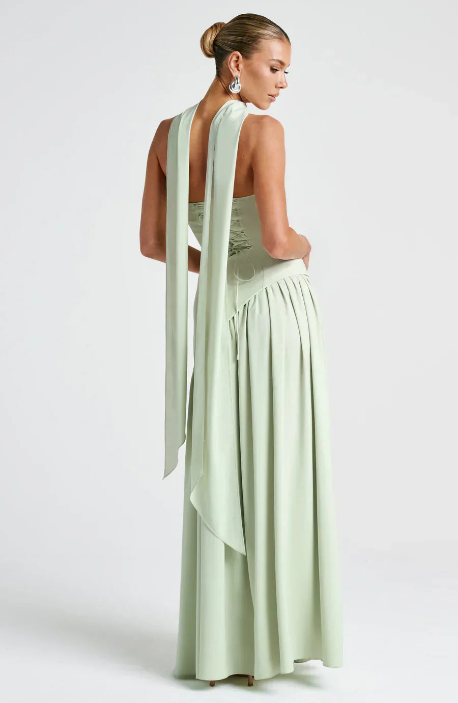 Micah | Elegantes Langes Kleid mit Schlitz