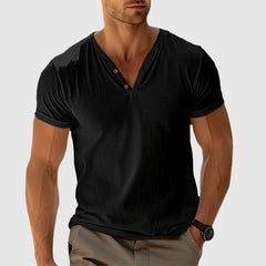 Enrich™ | Slim Fit Casual Hemd in Scwharz