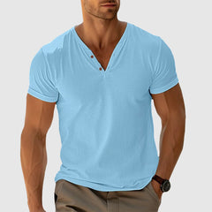 Enrich™ | Slim Fit Casual Hemd in Blau