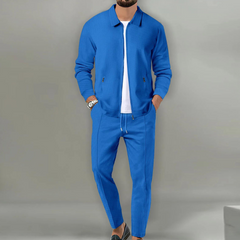 Marco | Herren Trainingsanzug Set in Blau