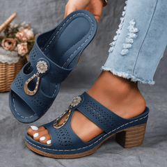Nora | Orthopädische Sandale für Damen in Blau