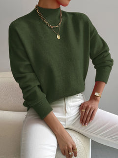 Yvonne – Eleganter Strickpullover in Grün (Begrenzter Vorrat)