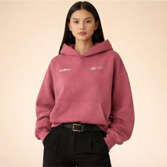 Maria | Kuscheliger Alltags-Hoodie in Rosa