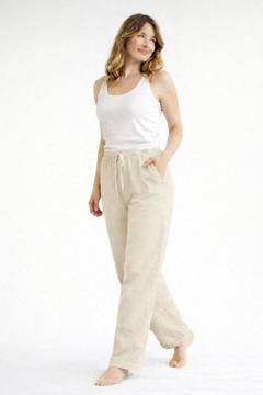 Marlene | Bequeme Lässige Damenhose in Khaki