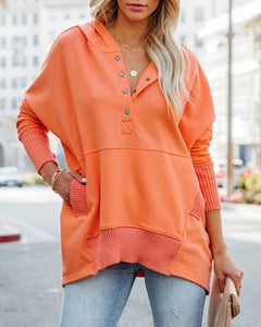 Mathilda | Oversize Kapuzen-Hoodie in Orange