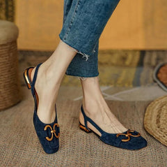 Emily | Damen Orthopädische Slip-On Loafer in Blau