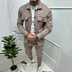 Matthias | Herren Zweiteiler Set in Khaki