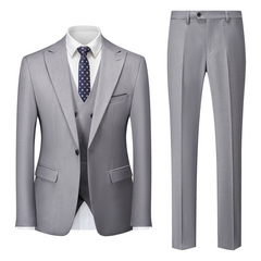 Maximilian | Herren Business Anzug Set in Grau
