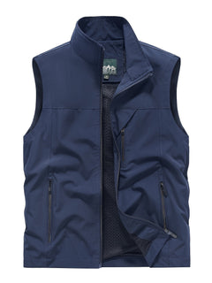 Maximilian | Herren Leichte Outdoor Weste in Blau