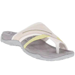 Maximiliane | Damen Flache Komfort Sandalen in Creme