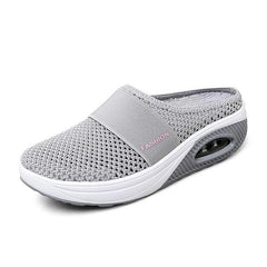 Meike | Damen Slip-On Sneaker mit Luftkissensohle in Grau