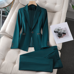 Melanie | Elegantes Anzug-Set mit Blazer in Grün