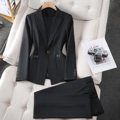 Melanie | Elegantes Anzug-Set mit Blazer in Schwarz