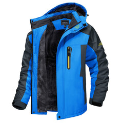 WINDBREAKER UND WASSERDICHTE JACKE in Blau